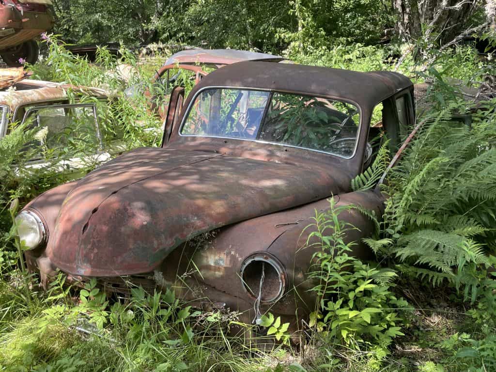 Återvinning av en uttjänt Ford är en ny epok för bilskrot i Uddevalla