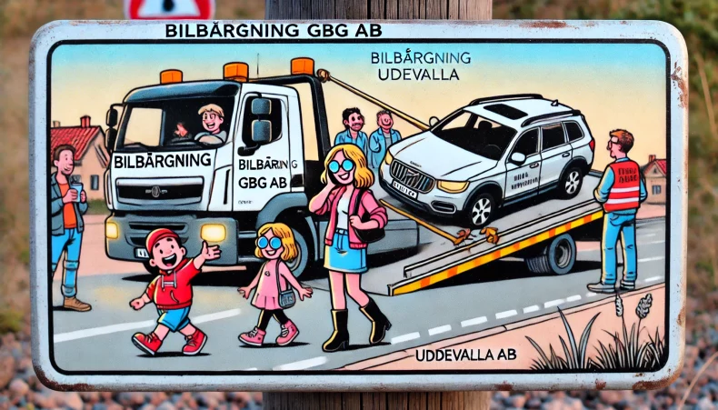 Evas möte med Bilbärgning Gbg AB när bilen gick sönder i Uddevalla